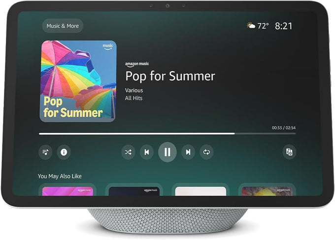 Amazon Echo Show 11 (newest model), Vibrant Full-HD 11" display with more viewing area and spatial audio, Designed for Alexa+, Glacier White