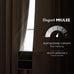 MIULEE Velvet Curtains 52x108 inches 2 Panels Light Taupe Blackout Curtains