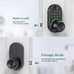 Keypad Smart Door Knob Lock, Yamiry Fingerprint Keyless Entry Handle Lock