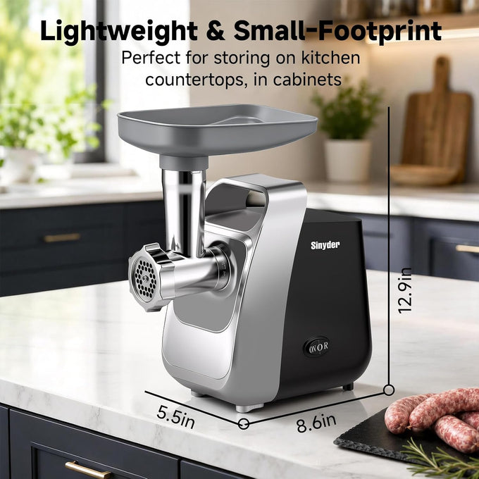 Electric Meat Grinder for Home,Sausage Stuffer and Kubbe Maker