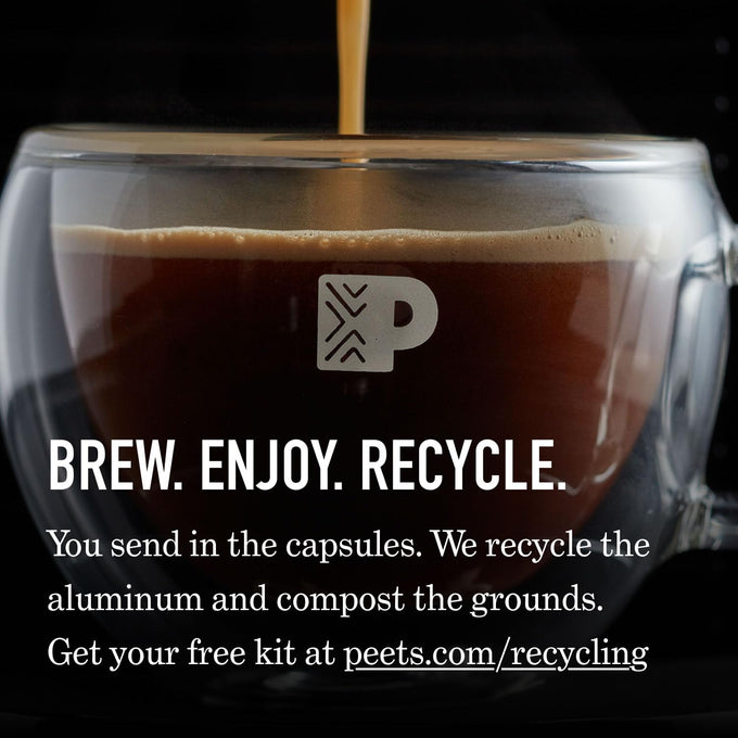 Peet's Coffee Espresso Capsules, Medium Roast, Caramel, 100 Count