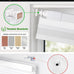 LazBlinds No Drill Cordless Day Night Cellular Shades, 34.5"W x 64"H, White