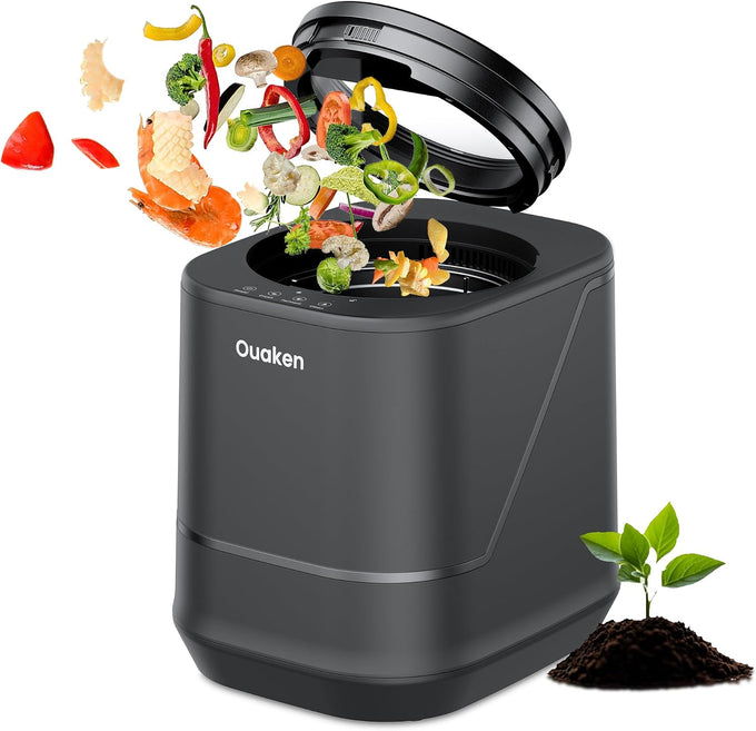 4L Electric Composter for Kitchen, Smart Countertop Compost Bin