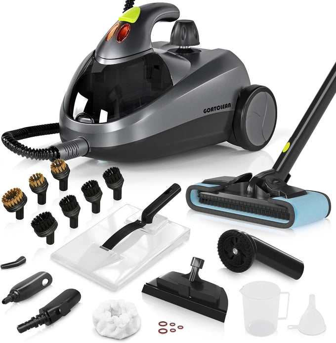 Heavy-Duty Steam Cleaner for Home, 1500W High Pressure with 22 Accessories