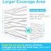 STICKGOO Wave 3D Wall Panels, White Marble, 19.7" x 19.7"