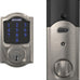 Schlage Connect Smart Deadbolt Lock with Camelot Trim, Satin Nickel