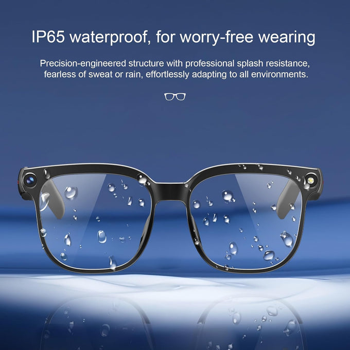AI Glasses with Camera, 4K Video, 8MP Camera, Translation Smart