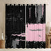Feelyou Rose Abstract Art Curtains Living Room 2 Panels 52 x 84 Inch Kids