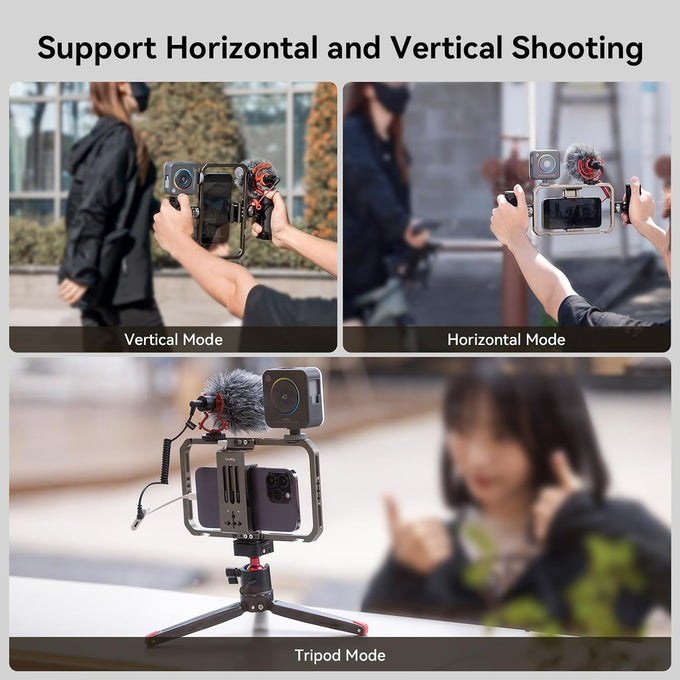 SmallRig Universal Phone Cage, Smartphone Video Rig Kit - 4121