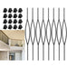 Sidasu 8-Pack 44" Iron Balusters for Staircase Interior