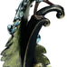 Nature's Mark 16 Inches Tall Peacock Statue - Decorative Resin Peacock Sculpture with Intricate Hand-Painted Details, Blue and Gold Accents for Home, Office, or Garden Decor