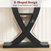 FAVOOSTY 31.5" Entryway Table, 3 Tier Hallway Table, Console Tables, Black