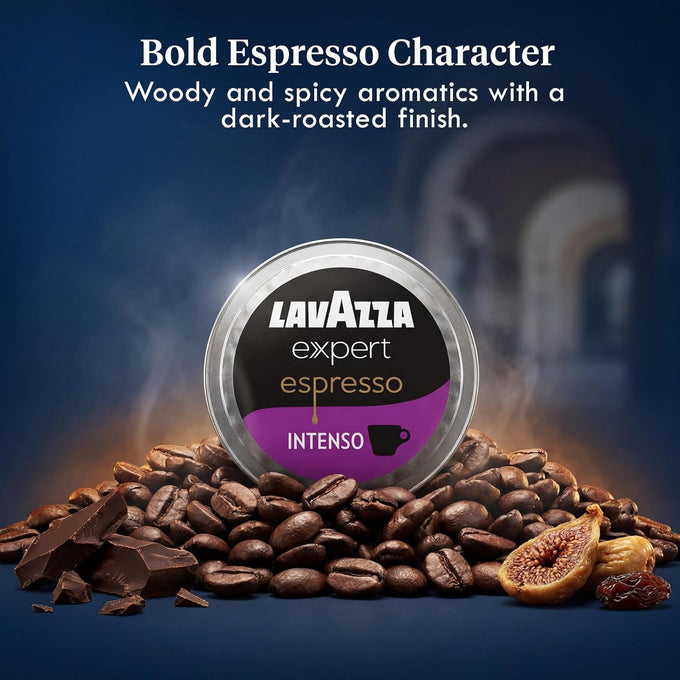 Lavazza Expert Espresso Intenso Capsules Dark Roast Coffee Pods 72ct