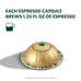Starbucks by Nespresso Vertuo, Blonde Roast Espresso, 50-count