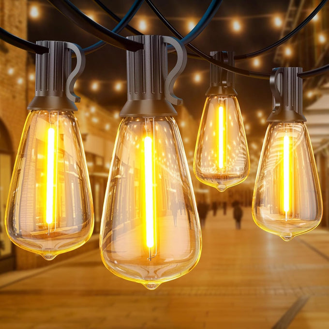 GPATIO Outdoor String Lights, 100FT LED Waterproof Patio Lights for Outside