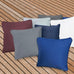 Oceansouth Boat Deck Pillow/Outdoor Waterproof Throw Pillow (Maroon, 20 x 20) Cushion Outdoor Furniture Lumbar Back for Chair Patio seat Cover Chairs Home Decor Pillows Waterproof Bed Cases Garden