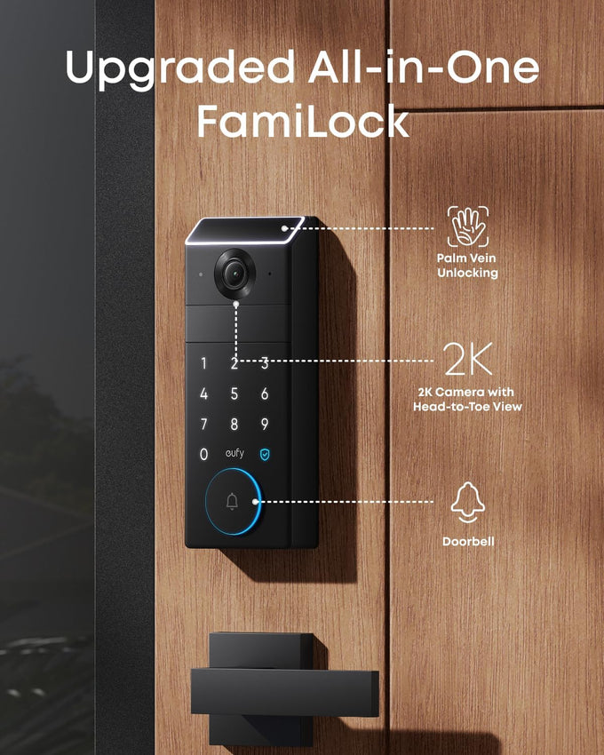 eufy Security Smart Lock FamiLock S3 Max with Palm Vein Recognition