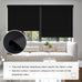 SUNOFF Cordless Blackout Roller Shades Blinds for Windows,34"W x 72"H,Black