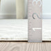 Abani Cozy Cream Area Rug for Living Room, Bedroom - Geometric Diamond Pattern - 4' x 6' - Durable & Easy to Clean