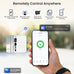 Veise VE017G-H Wi-Fi Smart Door Lock Deadbolt with Handle Set, Satin Nickel