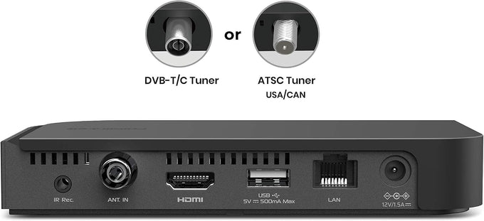CC ATSC Tuner + Extra Amplified Indoor TV Antenna + Extra Magnetic Phone Car Mount