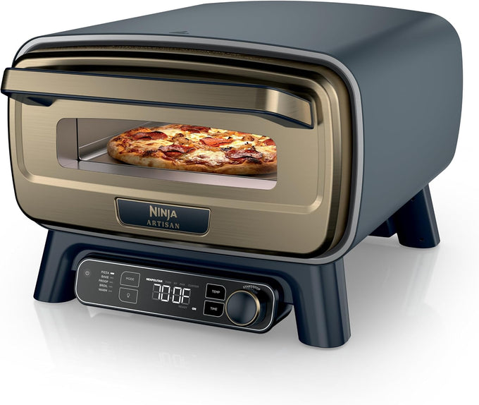 Ninja Artisan Pizza Oven, 12-in Pizza in 3-Min, 700F, 5-in-1, Gray, MO201