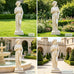 Outdoor Statue, Nymph Sculpture Goddess of Greek Mythology Roman Style for Garden Patio Yard Lawn Porch Decor, Ivory