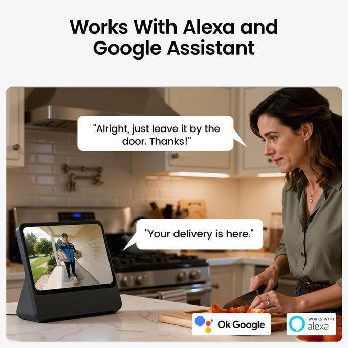 aosu Video Doorbell Camera Wireless, 2K QHD, 170° Wide Angle, 2.4 GHz WiFi
