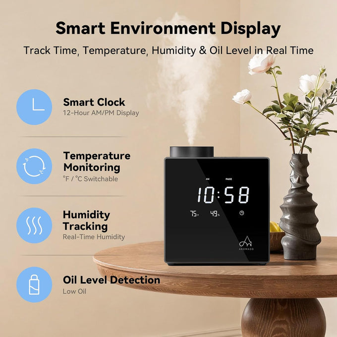 2026 Smart Waterless Diffuser, 2000 Sq.Ft Cold Air Scent Diffuser