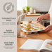 Larder & Vine 8-Piece Stackable Bakeware Set, Ceramic-Coated Nonstick Baking Pan Set, Non-Toxic, with Baking Sheets, Muffin Pan, Loaf Pan & Cake Pans, French Gray