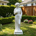 Outdoor Statue, Nymph Sculpture Goddess of Greek Mythology Roman Style for Garden Patio Yard Lawn Porch Decor, Ivory