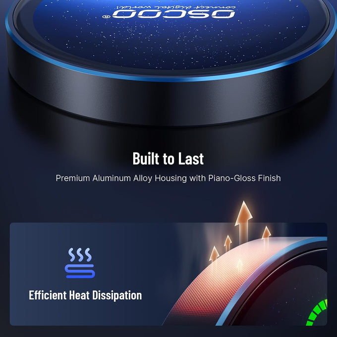 512GB Touchscreen Encrypted External SSD Hard Drive, Up to 2000MB/s