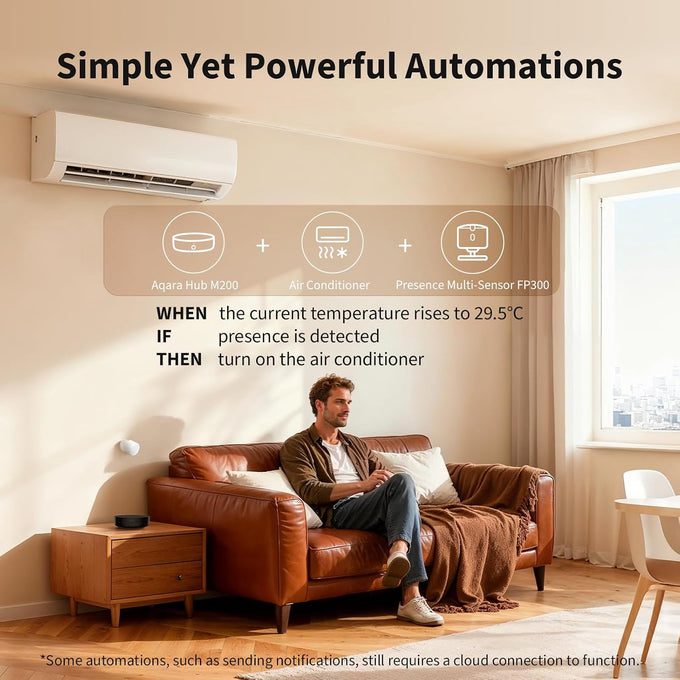 Aqara Smart Hub M200, Matter Controller, Featuring Aqara Zigbee, Wi-Fi, IR