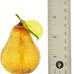 Glass Of Venice Murano Glass Pear Golden Brown Fruit Collectible Figurine for Kitchen Dining Room Home Decoration. Blown Glass Italian Handmade Gift