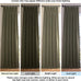 Faux Linen Pleated Curtains for Bedroom (1 Panel) - 25W x 84L, Khaki Green