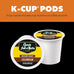 Chock Full o' Nuts K-Cup Pods - Colombian, 6-Pack of 12 K-Cup Pods