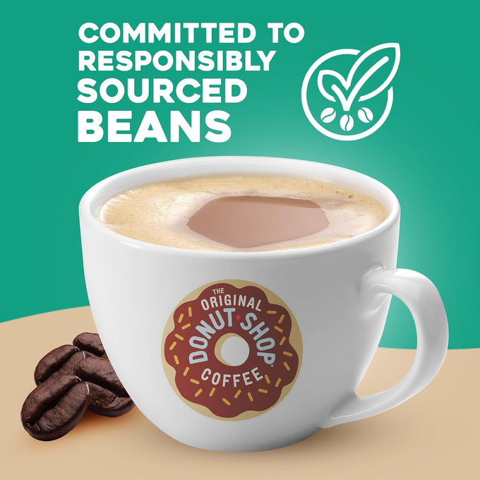 The Original Donut Shop Decaf, Single-Serve Keurig K-Cup Pods, Medium Roast Coffee Pods, 96 Count
