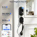 Veise VE017-H 8-in-1 Fingerprint Smart Front Door Lock Set, Matte Black