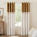 GIGIZAZA Velvet Curtains 96 Inch for Living Room 2 Panels Champagne Brown