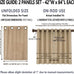 Feelyou Ambulance Blackout Curtains for Bedroom Living Room 42 x 84 Inch