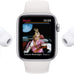 Apple Watch Series 6 (GPS, 40mm) - Silver Aluminum Case with White Sport Band (Renewed)