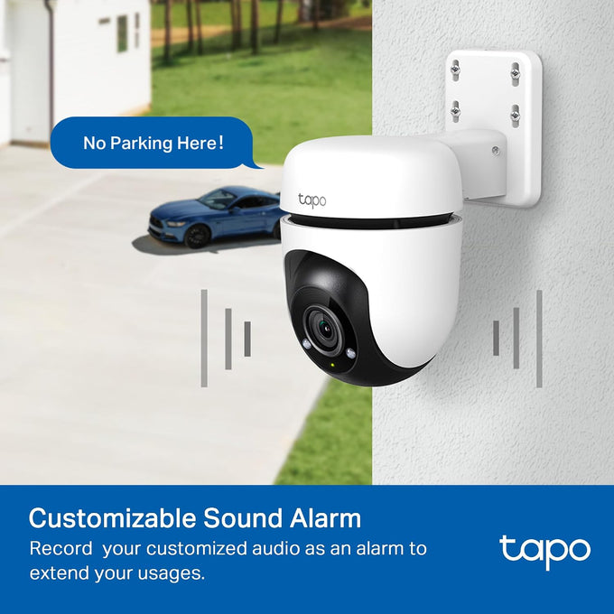 TP-Link Tapo 1080P Outdoor Wired Pan/Tilt Security Camera, C500