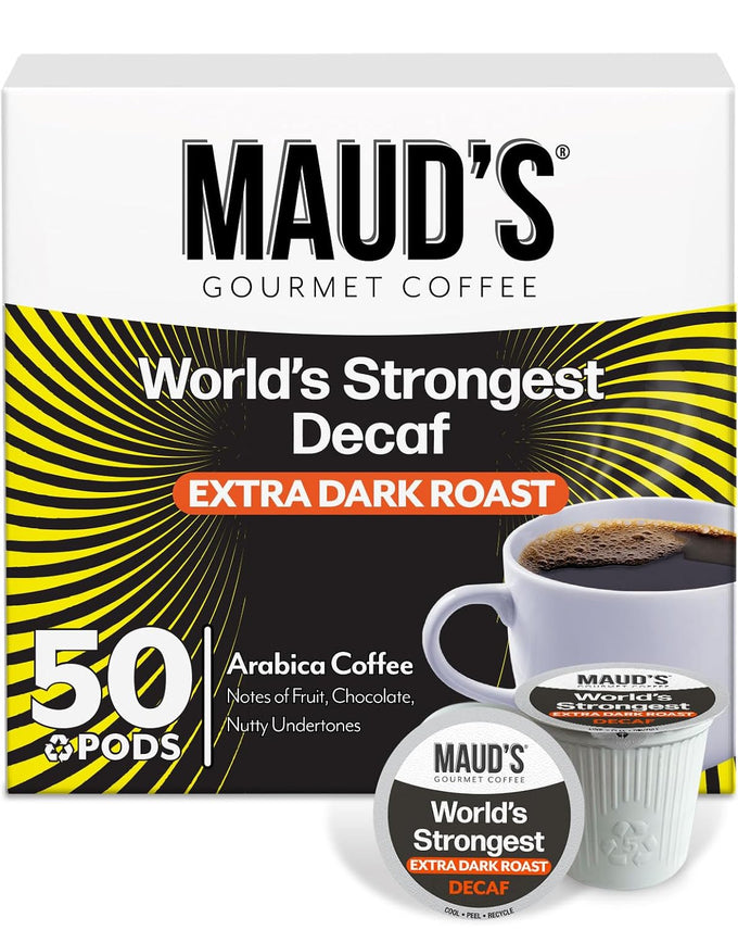 Maud’s Decaf Dark Roast Coffee Pods, 100ct