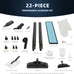 Heavy-Duty Steam Cleaner for Home, 1500W High Pressure with 22 Accessories