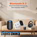 Mini Projector with Wifi and Bluetooth, Built-in Apps,Movie Projector