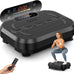 Vibration Plate Exercise Machine 199 Speeds Lymphatic Drainage Black
