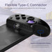 abxylute S8 Lite Type-C Mobile Gaming Controller for iPhone 18 Pro Max/iPhone Duo, iPhone15/16/17, iPad Mini 6/7 Android Phones Tablets, Portable Gamepad with Hall Joystick, Hall Trigger, Customizable Buttons＆Key Mapping, Plug and Play (black)