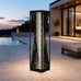 Solar Yard Outdoor Solar Floor Lamp Resin Wicker Solar Light Outdoor Waterproof for Yard, Garden, Pathway, Deck, Dazzle Dance