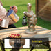 17-Inch Solar Turtle Garden Statue with LED Lantern Outdoor Decor