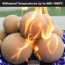 Skyflame 12PCS Fire Pit Ceramic Balls for Indoor Outdoor Fireplace
